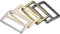 38.6mm(1.52) Flat Metal Slide Strap Adjustable Buckle 4 Colors 4pcs