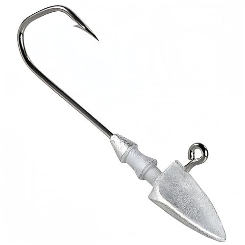 RuiJiaXiang jig heads fishing hooks kit soft bait hooks 3.5g 5g 7g 10g 14g Include Plastic Fishing tackle box Fishing for Freshwater Saltwater (3.5g-6pcs)