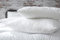 Abeil - Lot de 2 Oreillers Voluptueux 60 x 60 cm à Mémoire de Forme - Enveloppe Microfibre Matelassée - Lavable en Machine - Certifiés Oeko-Tex