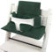 Sitzkissen Ersatzbezug Bezug Kissen-Set Sitzverkleinerer kompatibel mit Stokke Tripp Trapp für Hochstuhl-Kinderstuhl Mod. 2 (org. moosgrün)