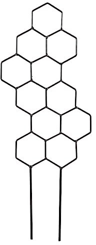 NUOBESTY Kleine Pflanzenstütze Geometrisches Bienen Design für Kletterpflanzen Indoor und Outdoor für Blumen Gemüse und Rankhilfe für Gartenideen