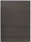 LOLAhome Alfombra de bambú, Antideslizante, Anti Manchas, Resistente a la Humedad, para Salón, Dormitorio, Cocina, Baño, Pasillo, Garaje- “marrón Chocolate” de “60x200 cm