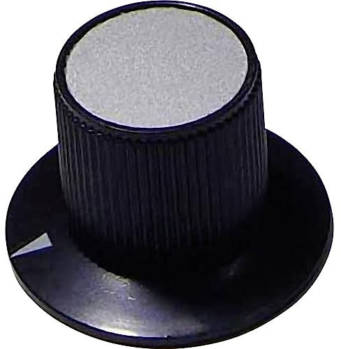TRU Components 702498 29/17 Drehknopf schwarz (Ø x H) 29 mm x 20 mm 1 Stück