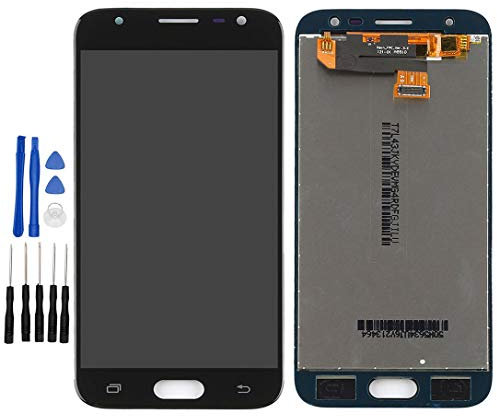 ixuan for Samsung Galaxy J3 2017 J330F/DS LCD Display Touch Screen Digitizer Assembly Replacement Repair Part (Black)