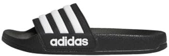 adidas Adilette Shower Slides TOBOGGANS, Core Black/Cloud White/Core Black, 35.5 EU