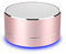 Enceinte Metal Bluetooth pour IPHONE 11 Pro Port USB Carte TF Auxiliaire Haut-Parleur Micro Mini (Rose)