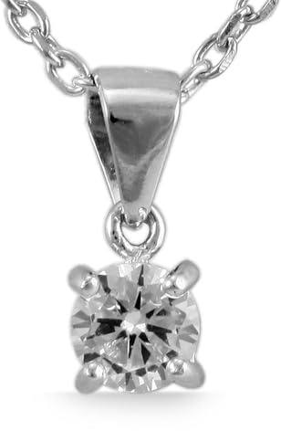 Akzent Anhänger für Damen in 925 Silber, 100% Wasserfest & Hautverträglich
