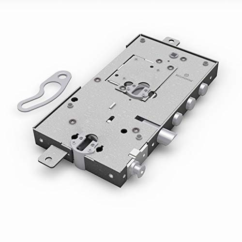 Serratura a cilindro europeo Sinistra per porte blindate Di.Bi. con pannello est. fino a 10 mm
