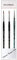 Pinceau Raphael Series 8404,kolinsky Rouge Sable Pinceau,Set 2pcs,Taille 1, 1. (Raphael France) + 1 Mini 1570