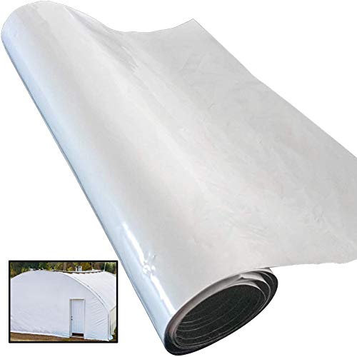 GDMING Flexible Teichfolie, 0.12mm Dicke Teichfelle, PVC Undurchlässig Plastikplanen Wasserdicht Bildschirm Stoff Zum Fischteich Gartenpools, 60 Größen (Color : Black, Size : 8x20m)