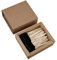 NeeyBing 100 Stück Wimpernbürsten, Wimpernbürste aus Bambus Einweg Mascara Bürstchen Make-up Pinsel Kit zum Wimpern kräuseln und heben