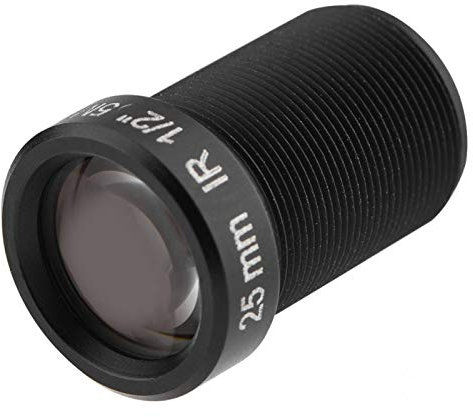 Cuifati Obiettivo Fotocamera WiFi, con 5 Milioni di Pixel Super nitidi, Lunghezza focale 25 mm, Adatto per Attacco M12 * 0,5