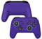 eXtremeRate Coque de Remplacement pour Nintendo Switch Pro Manette, Coque Avant avec Trou de Joystick Octagonal, Coques Arrière et Poignées Grips pour Manette Switch Pro, Violet