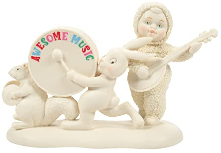 Department 56 Snowbabies Awesome Musikfigur, 10 cm, Mehrfarbig