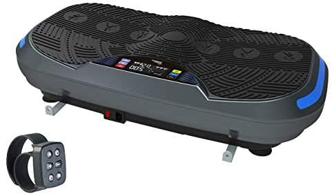 Newgen Medicals Vibrationstrainer: 4D-Vibrationsplatte mit 3 Programmen & 2 Expandern; 300 W; bis 120 kg (Vibrationplatte, 3D Vibrationsplatte, Fuss Massager)