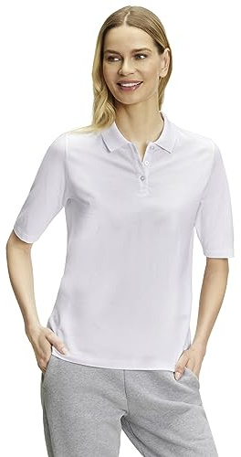 FALKE Damen Basic Pique Polo W Pl Baumwolle weich hautfreundlich bequem sehr leicht1, Weiß White 2000, XS