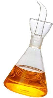 DOITOOL Dhuile en Verre Distributeur D' Huile D' Olive D' Huile de Cuisson Sauce Soja Vinaigre Pot Liquide Condiment Contenant Goutte à Goutte Bec pour Cuisine Restaurant Maison Dhuile