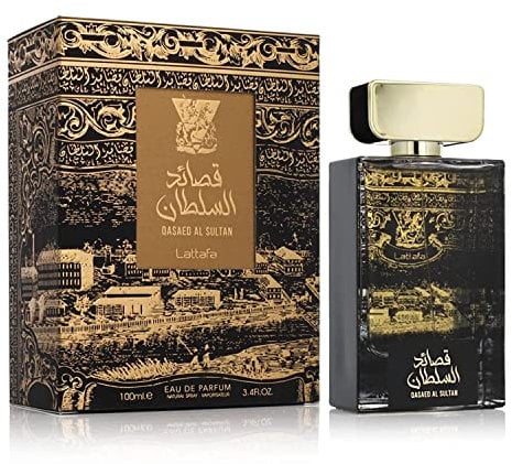 Lattafa Perfumes Qasaed Al Sultan für Unisex Eau de Parfum Spray, 100 ml