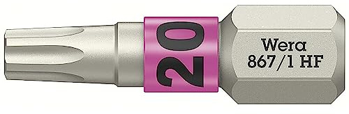 Wera 867/1 TORX HF Bit mit Haltefunktion, TX 20 x 25 mm