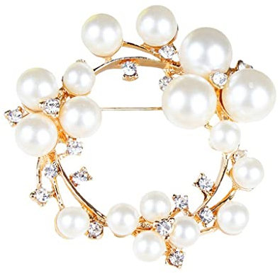 Perlenbrosche Damen Pins Hundred Match Pullover Anzug Corsage Seidenschal Schnalle