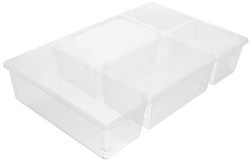 HOMSFOU Silverware Drawer Organizer Cutlery Storage Box Small Silverware Organizer Cutlery Divider