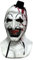 Claofoc Terrifier Maske Art The Clown Kostüm Halloween Maske Cosplay Kostüm Horror Blutig Accessoire