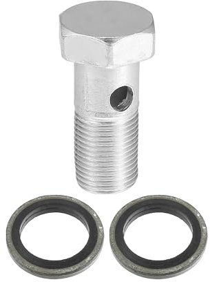 A ABSOPRO Auto Bremsleitung Adapter 1,26 Länge M12x1.0 Hohlschraube