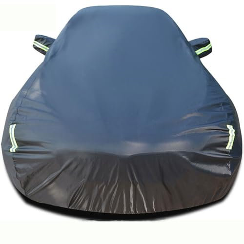 IONZS Autohülle Outdoor für Volvo XC90 2. Gen 2015 2016 2017 2018 2019 2020 2021,Vollgarage Autoplane im Freien,Faltgarage Abdeckung,AutoPlane Ersatz Außengebrauch,A/Black