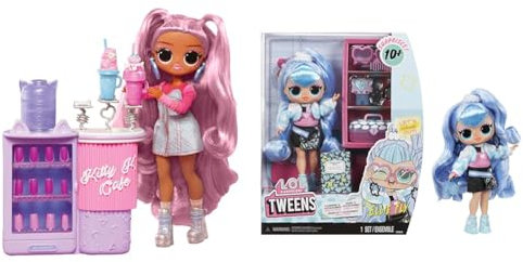 L.O.L. Surprise! OMG Sweet Nails - Kitty K Café & Tweens - Modepuppe Ellie Fly - Mit über 10 Überraschungen und Fabelhaften Accessoires - Toll für Kinder ab 4 Jahren