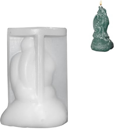 Silikonform, 3D-Drache, Tierkerze, Harz, Gips, Seife, Werkzeug, Schokoladen-Backform, Heimdekorationsform