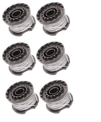 Trimmer Line Spool Replacement for Spear/for Jackson Cordless Grass Cutter CLGT2425H Model, Lawn Mower Strimmer Spool String & Wire Set(6 Pcs)
