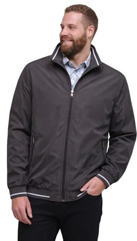 KAM Harrington Jacket Collar Premium Zip Up Long Sleeve Mens 2XL-8XL KBS 444