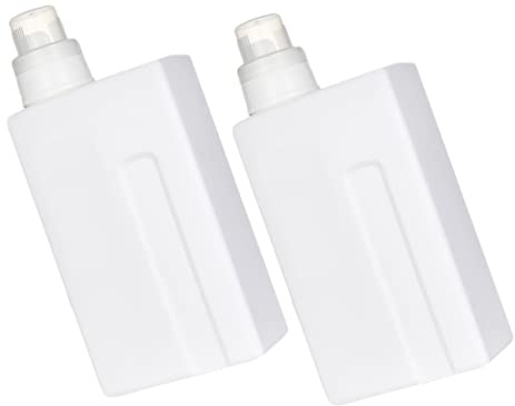 ERINGOGO Bouteilles Rechargeables en Pe Lot de 2 Étanche et Pratique Bouteille Multifonctionnelle pour Détergent à Lessive pour Maison et Hôtel