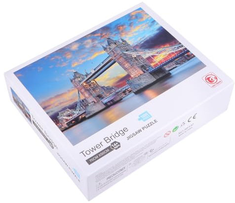 IMIKEYA 1000stücke Teiliges Puzzle Brücken-Puzzle-Spielzeug Frühpädagogisches Lernpuzzle Puzzle-Spielzeug Für Junge Mädchen