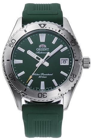 Orient Mako RA-AC0Q - Reloj automático para hombre, verde, Correa