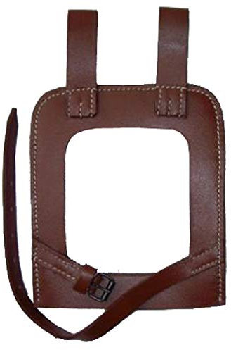 Epic Militaria Reproduction Couverture de Pelle Droite WW2 avec Dos Ouvert (Marron)