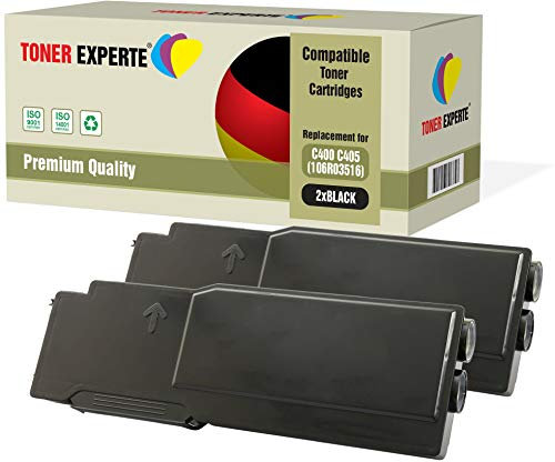 2er Pack TONER EXPERTE® Schwarz Premium Toner kompatibel für Xerox VersaLink C400 C400DN, C400N, C405, C405DN, C405N
