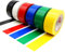 Isolierband aus PVC, 25 mm x 15 m, 6 Farben, 6 Stück