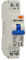 Interruttore Magnetotermico Differenziale, RCBO 1P+N C25 25A, Tipo AC Curva C 30mA 6000A, Salvavita Slim Da 1 Modulo DIN, 2 Poli 220V