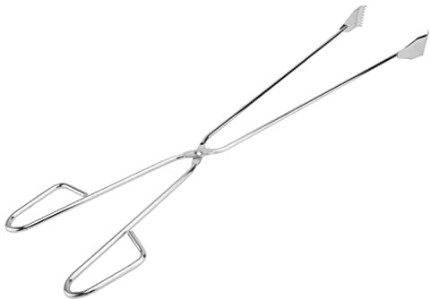 HEMOTON Pince de préhension en acier inoxydable - Longue poignée - 60 cm - Pince à barbecue - Pince à saucisse - Aide à la préhension - Outil de préhension - Accessoire de barbecue - Pour l'extérieur,