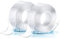 GLER Ruban Adhésif Double-Face, 2 PCS, Ruban Adhésif Nano Réutilisable, Nano-Bande Amovible sans Trace, Ruban Multifonctionnel pour le Ménage Industriel (20mm*3 m *1mm)