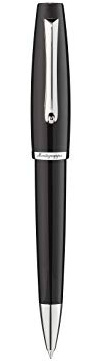 Montegrappa Kugelschreiber Manager aus Edelstahl in der Farbe Schwarz, ISMANBIC
