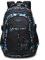 Amythe Kinderrucksack Jungen, Schulrucksack Schulranzen Jungen 1-6. Klasse Wasserdichter Schultasche Großer Rucksack Camouflage Büchertasche Nylon 15-Zoll-Laptop Daypack -Blau
