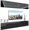 BELINI Wohnwand Vollausstattung Wohnzimmer-Set Moderne Schrankwand mit LED-Beleuchtung Anbauwand TV-Schrank Schwarz
