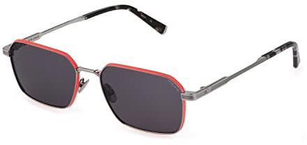 Police Unisex SPLG33 Sunglasses, Black, 56