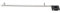 390mm/15.35in Marine Flagpole Stand, Rail Type Flag Pole Regolabile in Acciaio Inox per Barche Yacht Barche a Vela Motoscafi