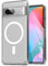 Encased Magnetic Case Designed for Google Pixel 7 - Compatible with MagSafe Charging & Accessories (Clear)