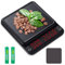 Kaffeewaage mit Timer Espresso Waage 3kg/0,1g Digitale Feinwaage Coffee Scale Multifunktionale Küchenwaage mit LED-Anzeige mit Tara Funktion Barista Waage Lebensmittelwaage (inklusive Akku)