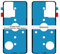 IS-TECK Akkudeckel Kleber kompatibel für Huawei P30 Pro und New Edition Klebe Band Dichtung Streifen Folie Back Cover
