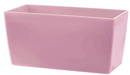 Decor Space Vaso rettangolare Coimbra Colour da esterno e giardino per fiori e piante (30 cm, Rosa)